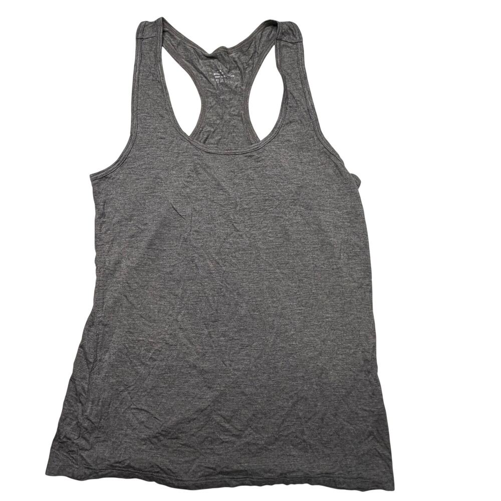 Bundle of 2 Womens Racerback Tank Tops Heather Gray |Size L